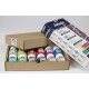 Pebeo Setacolor Fabric Paint 12x 20ml Opaque Textile Light &Dark Material 757481 Pebeo Setacolor Fabric Paint 12x 20ml Opaque Textile Light &Dark Material 757481